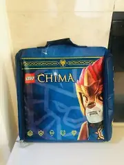 LEGENDS OF CHIMA ZIPBIN STORAGE CASE BOX FABRIC BLUE NEW