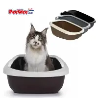 在飛比找Yahoo!奇摩拍賣優惠-PeeWee 必威 荷蘭 加大無罩式貓便盆 PW-E430 
