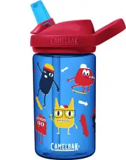 CamelBak Eddy+ Kids Water Bottle - 400ml - Skate Monster