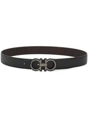 [Ferragamo] reversible leather belt 115 Red