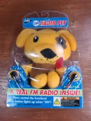 TOE Systems FM Radio Pet Plush Dog Vintage *Brand New Factory Sealed*