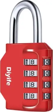 Combination Padlock Diyife 4digit Heavy Duty Padlock Weatherproof Outdoor Locker