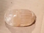 Libyan Desert glass scarab, desert glass from an asteroid impact- 68 gram