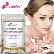 Multi Collagen Peptides Capsules Hyaluronic Acid Supports Hair&Skin&Nail Health