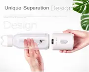Multi-function 500mL 6 Blades USB Electric Fruit Juicer Smoothie Maker Blender Juice Bottle Cup Machine-WHITE