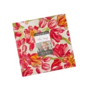 MODA QUILT FABRIC | Tulip Tango By Robyn Pickens | 10 inch Layer Cake Fabric