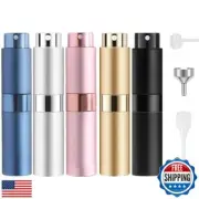 RUZAR 8ml Perfume Atomizer, 5 pcs Perfume Travel Refillable Bottle, Empty Col