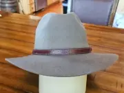 Akubra Lightning Ridge Heritage Collection Fawn Size 57 Hat