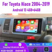 4+64GB For Toyota Hiace 2004-2019 Carplay Android 13 Car Stereo Radio Head Unit (for: Toyota)