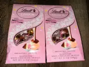 Lindt ~ 2-Bags Neapolitan White Chocolate Truffles Lindor 5.1 oz ~ 9/30/2025