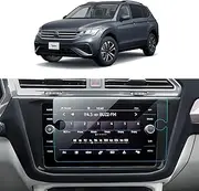 LANTU Car Screen Protector for 2024 2025 2023 2022 2021 2020 2019 2018 Volkswagen Tiguan(SE/SE R-Line Black/SEL/SEL R-Line) Accessories Navigation Touchscreen Protector Film Tempered Glass 8''