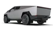 Rally Armor Mud Flaps w Metallic Black Logo For 2024-2025 Tesla Cybertruck