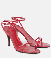 [The Row] The Row Cleo Bijoux leather sandals AU 9 red