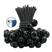 Ball Bungee Cords 6 Inch - 50 PCS Bungee Balls with Elastic String for Canopy...