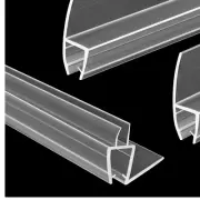 3 PCS Shower Door Seal Set - 78" H-Type for 1/4" Glass, Leak-Proof Protection