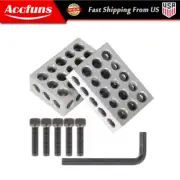1-2-3 8 Piece Precision 23 Hole Block Set With Screws & HEX KEY