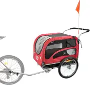 2-In-1 Bicycle Bike Pet Carrier Trailer and Stroller