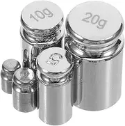Hohopeti Versatile Digital Scale Calibration Kit Set of 5 Weights 1g-20g in Stainless Steel