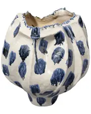 Jamie Young Monet Wide Ceramic Decorative Vase