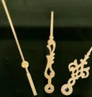 Clock Hands Set (Gold) for High Torque Quartz Spindle Mechanism