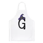 Letter G Witches Wizard Hat Chefs Apron Witch Halloween Alphabet Cooking