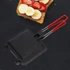 Hot Sandwich Maker Double Sided Frying Pan Stovetop Toastie Maker Foldable