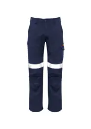 Syzmik Mens FR Rated Loxy FR Reflective Tape Cargo Work Pant Double Layer Knee