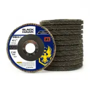 100 Pack 4.5" x 7/8" XL 40 Grit High Density Flap Discs Jumbo Grinding Wheel T27