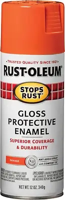 Stops Rust, Gloss Orange, 340G