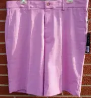 Walter Hagen Men's Size 10 Inseam Performance 11 Micro Lines Golf Shorts Summer
