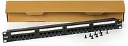 Patch Panel 24 Unshielded Ports Category 6A