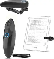 SAMINRA Upgrade Remote Control with Scroll Wheel for Kindle Paperwhite, E-Book Readers page turner remote Comics/Novels iPhone Tablets Android Taking Photos Camera Video Recording Remote-Black