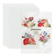 60 Sheets 8.5x11 Inch Clear Transparency Film for Ink Jet Printer Silk Screen