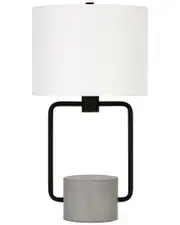 Abraham + Ivy Howland & Concrete Table Lamp