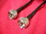 25 ft RG-58 Jumper HAM CB VHF UHF RG RF Radio PL-259 Coax Cable MADE IN USA