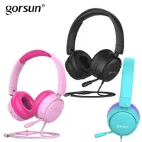 在飛比找PChome24h購物優惠-【Gorsun】A62 高品質兒童耳機 (附麥克風)
