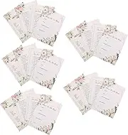 20Pcs Wedding Interactive Game Cards Fun Bachelorette Party Favor for Couples and Guests Easy to Play Bridal Shower Game for Creating Lasting Memories and Lively