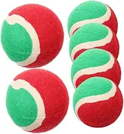 6pcs Small Dog Tennis Balls Durable Balls for Chewing and Teething Fun Dog for Exercise and Playtime for Puppies and Active Pets
