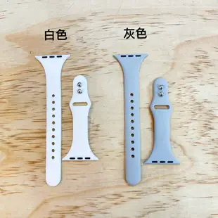 T500、Apple watch 軟質橡膠 錶帶 更換用 智能手錶 蘋果