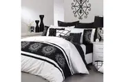 Platinum Collection Bolero White Quilt Cover Set QUEEN