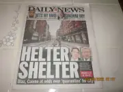 New Yorlk Daily News "Helter Shelter" and "Go Buc Yourself!"