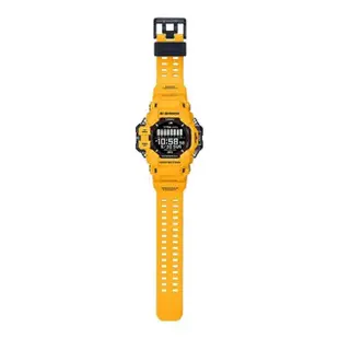 【CASIO 卡西歐】G-SHOCK 戶外首選 心率偵測 GPS定位 藍牙 太陽能電力 搶眼黃 運動系列 GPR-H1000-9_53.2mm