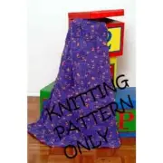 New Lainie Hering Plymouth Yarn P418 Kid's Squares Blanket Knitting Pattern