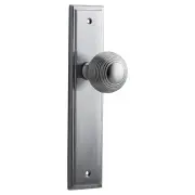 Guildford Knob Stepped Backplate Brushed Chrome