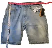 Buffalo David Bitton 1972 Men's Evan-x Blue Denim Shorts