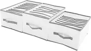 BESPORTBLE Cloth Storage Box Set Pcs Wardrobe Clothes Organizer Foldable Clothing Organizer Box