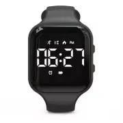 Focwony Non-Bluetooth Led Fitness Tracker Watch,Digital Pedometer Watch,with Ste