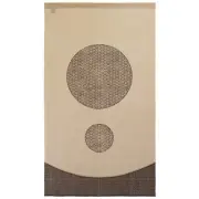 NEXT Printed curtain Nagi width 85cm x length 150cm beige can be cut to size tap