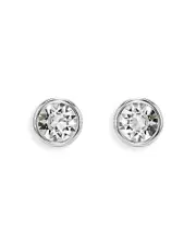Swarovski Imber Crystal Stud Earrings in Rhodium Plated