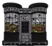 Ollivander's Wand Shop Store Front Harry Potter Enamel Pin Lapel NEW